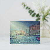 Carte Postale Collinsville Winter Scene (Debout devant)