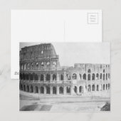 Carte Postale Colliseum à Rome, vers 1890 (Devant / Derrière)