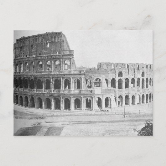 Carte Postale Colliseum à Rome, vers 1890 (Devant)