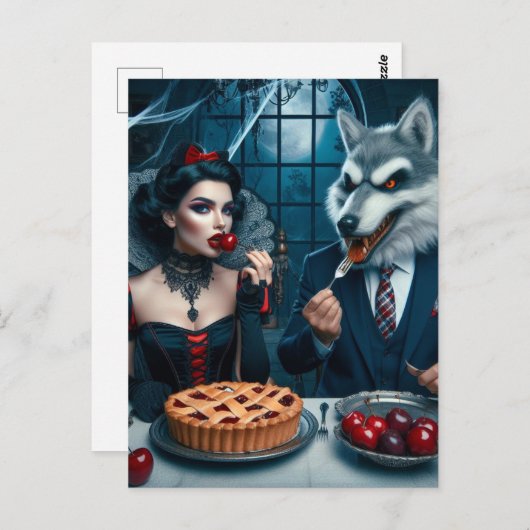 Carte Postale Collision de Dark Fantasy (Devant / Derrière)