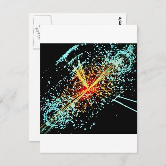 Carte Postale Collision LHC (Devant / Derrière)