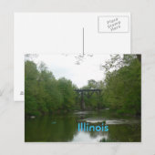 Carte Postale Collisontrestle Illinois, (Devant / Derrière)