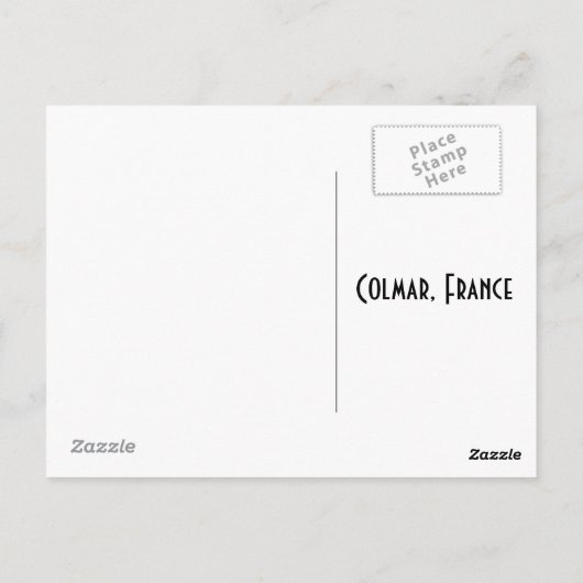 Carte Postale Colmar (Dos)