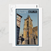 Carte Postale Colmar - Eglise St Martins (Devant / Derrière)
