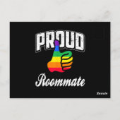 Carte Postale Colocataire Gay Pride (Dos)