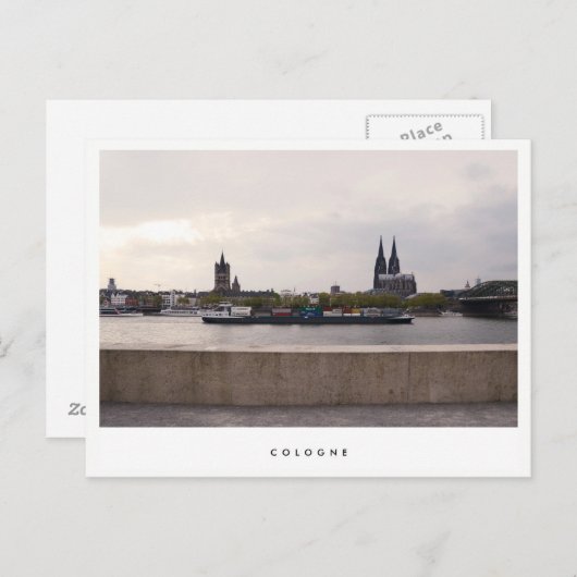 Carte Postale Cologne (Devant / Derrière)