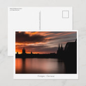 Carte postale Cologne Allemagne (Devant / Derrière)