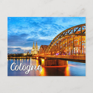 Carte Postale Cologne, Allemagne