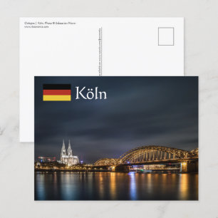 Carte Postale Cologne Allemagne