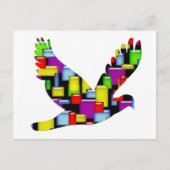 Carte Postale colombe (Devant)