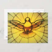 Carte Postale Colombe du Saint-Esprit (Devant / Derrière)
