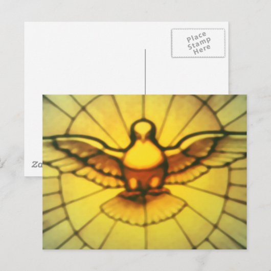 Carte Postale Colombe du Saint-Esprit (Devant / Derrière)