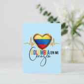 Carte Postale Colombia en mi Corazon Colombian Pride (Debout devant)