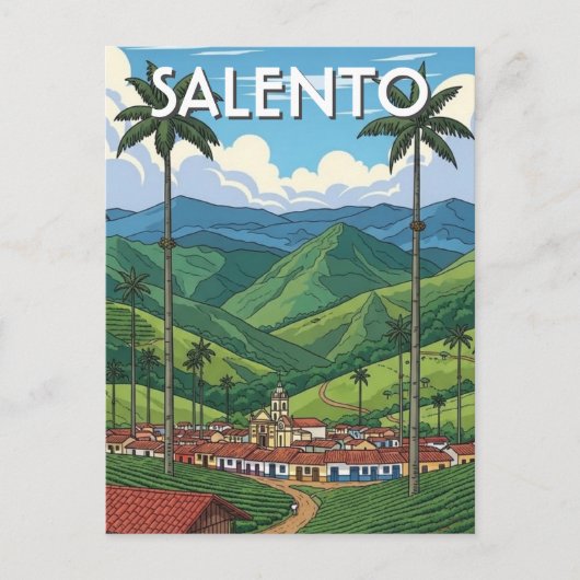 Carte Postale Colombia Salento (Devant)