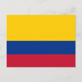 Carte Postale Colombian flag (Devant)