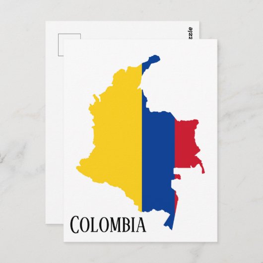 Carte Postale Colombie (Devant / Derrière)