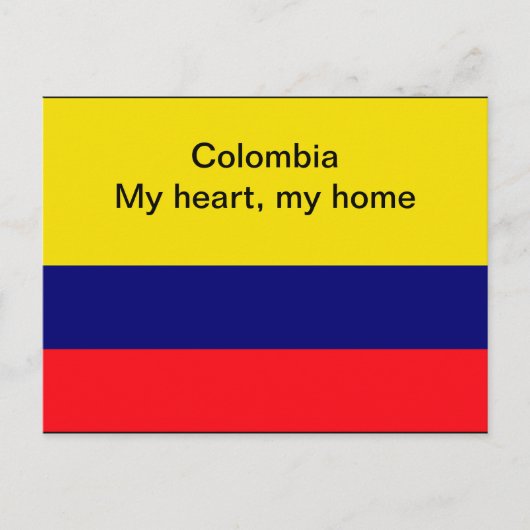 Carte Postale Colombie (Devant)