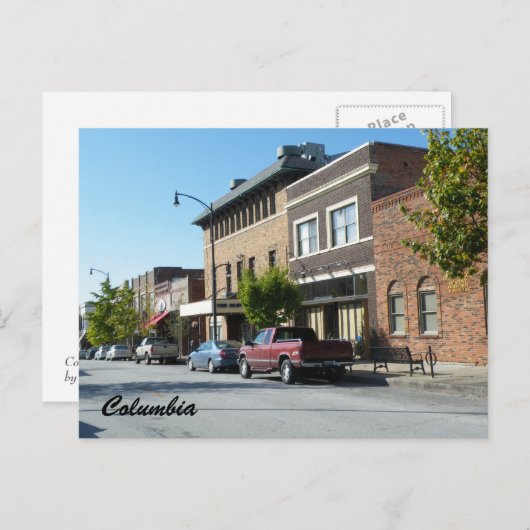 Carte Postale Colombie (Devant / Derrière)