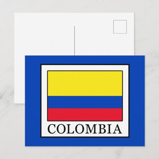 Carte Postale Colombie (Devant / Derrière)