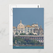 Carte Postale Colombie-Front de mer de Carthagène (Devant / Derrière)