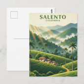 Carte Postale Colombie Salento (Devant / Derrière)