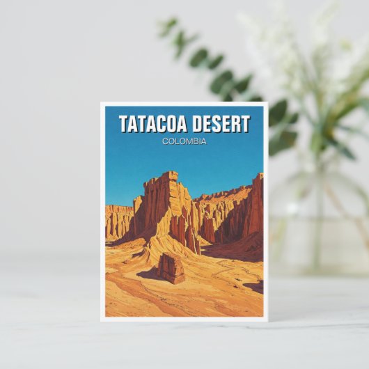 Carte Postale Colombie Tatacoa Desert Travel (Debout devant)