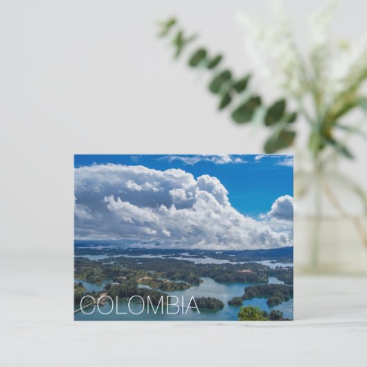 Carte Postale Colombie, (Vue De Piedra del Peñol) (Debout devant)