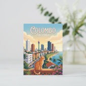 Carte Postale Colombo Sri Lanka (Debout devant)