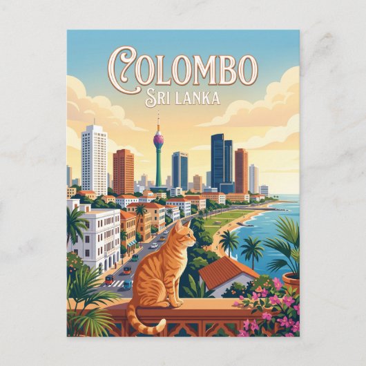 Carte Postale Colombo Sri Lanka (Devant)