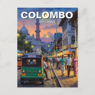 Carte Postale Colombo Sri Lanka