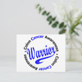 Carte Postale Colon Cancer Warrior (Debout devant)
