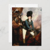 Carte Postale Colonel Banastre Tarleton 1782 (Devant / Derrière)