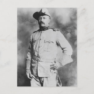 Carte Postale Colonel Theodore Roosevelt, 1898.