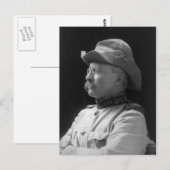 Carte Postale Colonel Theodore Roosevelt de 1898 (Devant / Derrière)