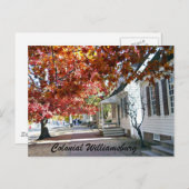 Carte Postale Colonial Williamsburg (Devant / Derrière)