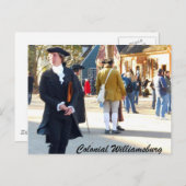 Carte Postale Colonial Williamsburg (Devant / Derrière)