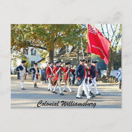 Carte Postale Colonial Williamsburg (Devant)