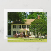Carte Postale Colonial Williamsburg, Virginia Postcard (Devant / Derrière)