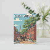 Carte Postale Colonial Williamsburg Virginia Travel (Debout devant)