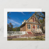 Carte Postale Colonial Williamsburg Virginie (Devant / Derrière)