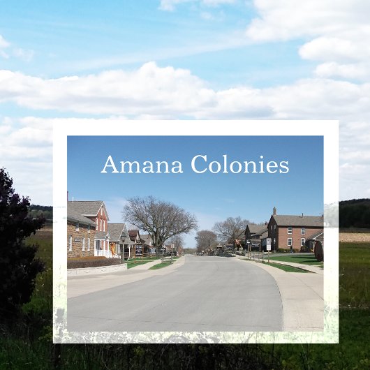 Carte Postale Colonies Amana, Amana, Iowa