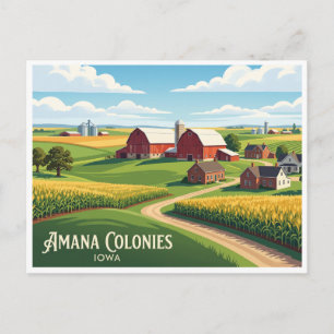Carte Postale Colonies Amana Iowa