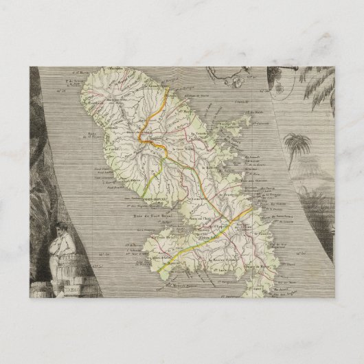 Carte Postale Colonies françaises Martinique (Devant)