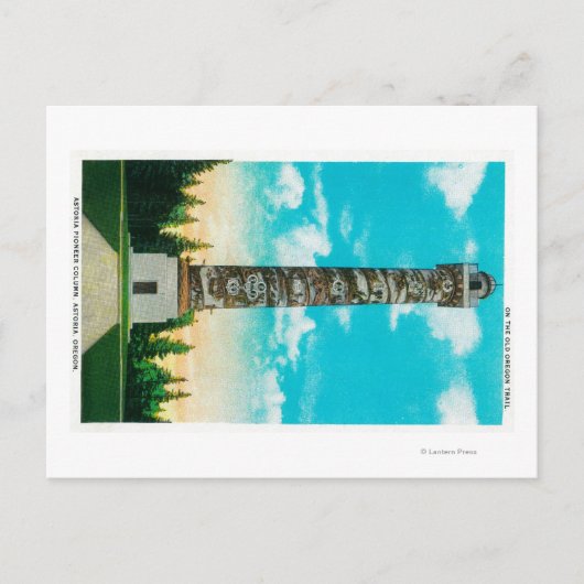 Carte Postale Colonne Astoria PioneerAstoria, OU (Devant)