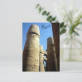 Carte Postale colonne de karnak (Debout devant)