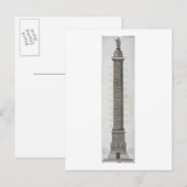 Carte Postale Colonne de Trajan (gravure) (Devant / Derrière)