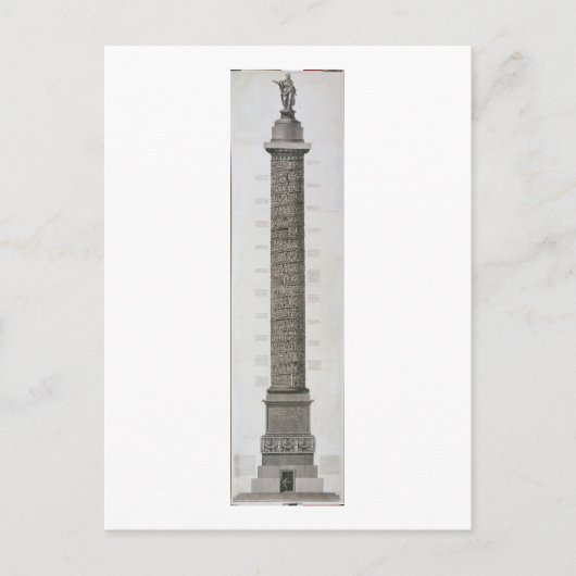 Carte Postale Colonne de Trajan (gravure) (Devant)