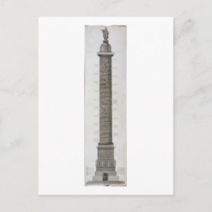 Carte Postale Colonne de Trajan (gravure)