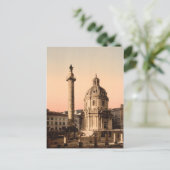 Carte Postale Colonne de Trajan, Rome, Latium, Italie (Debout devant)