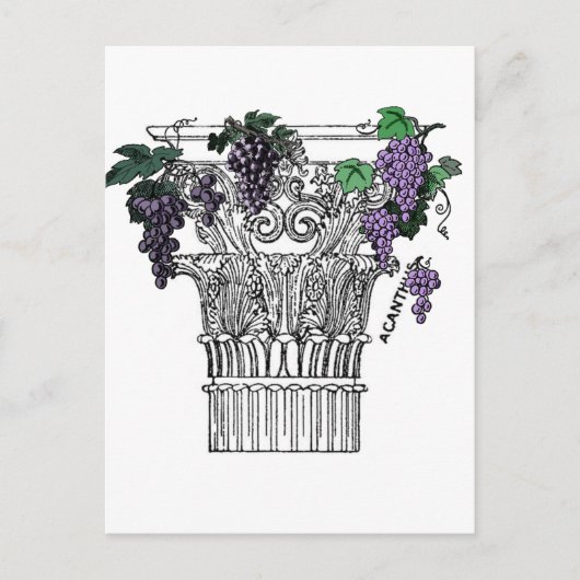 Carte Postale Colonne grecque (Devant)